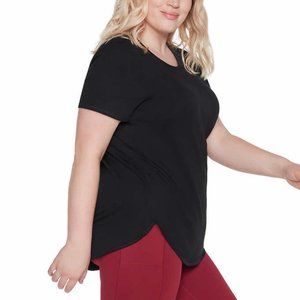 NWT Skechers GO WALK Women's Tunic Tee Black Large